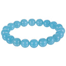 blue sponge quartz bracelet smooth round