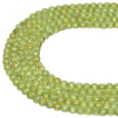 natural peridot faceted flat beads