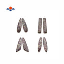 Purple Sea Sediment Jasper Pyrite Inclusions Pendant Earrings Sold Per Pair