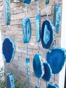 blue agate slice matte