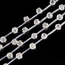 Clear Quartz Hand Carved Rose Flower Gemstone Beads 10mm 12mm 10pcs Per Strand