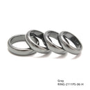 Four Sizes Hematite Band Ring Basic Ring Arc Ring 4 Pcs Per Bag Sale By Bag