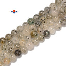 Natural Mica Quartz Smooth Round Beads Size 6mm 8mm 10mm 15.5'' Strand