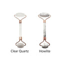 face massage roller rose quartz jade Tiger's eye lapis obsidian amethyst