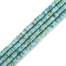 Natural Light Blue Turquoise Heishi Disc Beads Size 7mm 8mm 9mm 10mm 15.5'' Strd