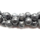 Larvikite Labradorite Smooth Round Beads Size 18mm 15.5" Strand