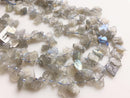 natural labradorite rough irregular nugget Chips beads