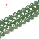 Green Aventurine Heart Shape Beads Size 8mm 10mm 12mm 15.5'' Strand