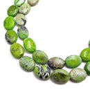 chrysoprase smooth oval beads 