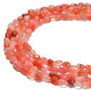 Carnelian Nugget Smooth Pebble Nugget Beads Approx 6-8mm 15.5" Strand