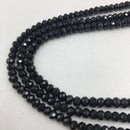 natural spinel faceted rondelle beads