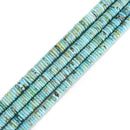 Natural Light Blue Turquoise Heishi Disc Beads Size 7mm 8mm 9mm 10mm 15.5'' Strd