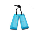 Blue Turkey Turquoise Pendant Earrings Rectangle Shape Size 15x35mm Sold Per Pair