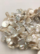natural keshi freshwater pearl beads