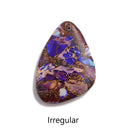 Purple Sea Sediment Jasper Pendant Teardrop or Irregular Shape Approx 30x40mm