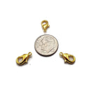 50pcs Gold Plated Lobster Claw Clasp Size 6x12mm Sold per Bag