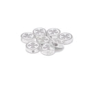 925 Sterling Silver Cross Coin Beads Size 2.5x8mm 3pcs per Bag