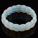 Opalite Double Drill Bracelet Size Approx 12x20mm 7.5" Length