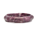 Natural Lepidolite Double Drill Bracelet Size 13x20mm 7.5'' Length