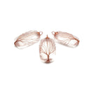 Clear Quartz Tree Pendant Copper Wire Wrap Size 30x52mm Sold per Piece