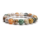 Natural Ocean Jasper Round Beaded Bracelet Beads Size 10mm 7.5'' Length