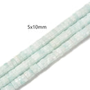 Light Blue Chatoyant Celestite Heishi Rondelle Discs Beads 4x6mm 4x8mm 5x10mm 15.5''Strand