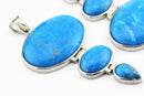 blue turquoise connected pendant