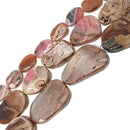 rhodochrosite graduated slab slice flat nugget