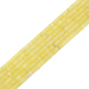 Natural Lemon Jade Heishi Disc Beads Size 2x4mm 15.5'' Strand