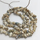 natural white opal irregular pebble nugget beads