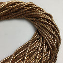 gold copper gray blue color hematite tube beads