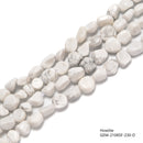 04 Multi Crystal Gemstone Pebble Nugget Beads 6x8mm 15.5'' Strand