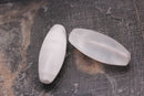 natural white selenite bottle shape