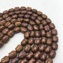 gold copper silver gray hematite matte buddha head beads