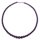 High Quality Amethyst Graduated Smooth Round Beads Size 5mm-11mm 15.5 '' Strand