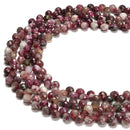 Natural Eudialyte Faceted Round Teardrop Beads Size 6mm 15.5'' Strand