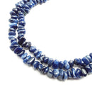 sodalite smooth irregular pebble nugget chips beads