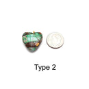 Blue/Green/Orange/Purple Sea Sediment & Bronzite Heart Pendant 20x20mm Per Piece