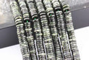 green zebra skjasper Heishi Rondelle Discs beads