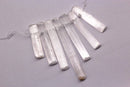 natural selenite graduated slice Sticks Points beads