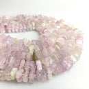 natural kunzite irregular Discs beads