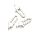 925 Sterling Silver Straight Clasp Size 6x19mm 3 pcs per Bag