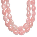 Natural Rose Quartz Smooth Oval Beads Size 18x25mm 15.5'' Strand