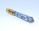 sodalite point pendant gold silver plated