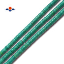 Green Howlite Turquoise Heishi Rondelle Discs Beads Size 3x6mm 15.5'' Strand