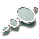 blue turquoise connected pendant