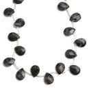 Natural Larvikite Labradorite Faceted Teardrop Beads Size 15x20mm 15.5'' Strand
