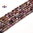 chinese tourmaline faceted rondelle beads