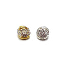 Alloy Silver/Gold Plated Rhinestone Skull Pendant Charm 15x20mm Sold by Piece