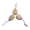 fossil coral pendant teardrop or irregular shape